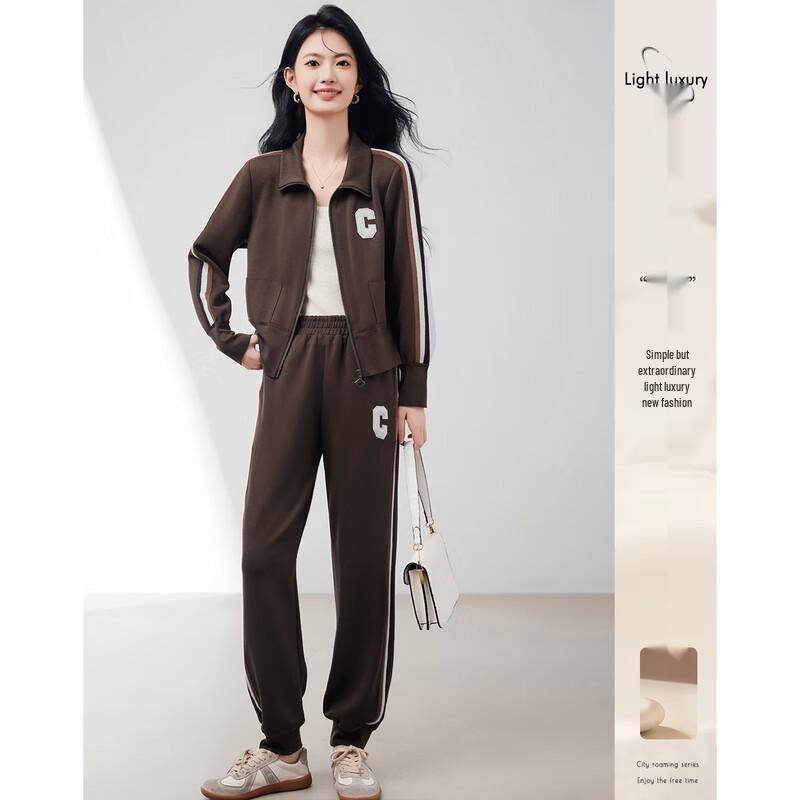 Women s Elegant Long-Sleeve Jacket & Pants Set XL