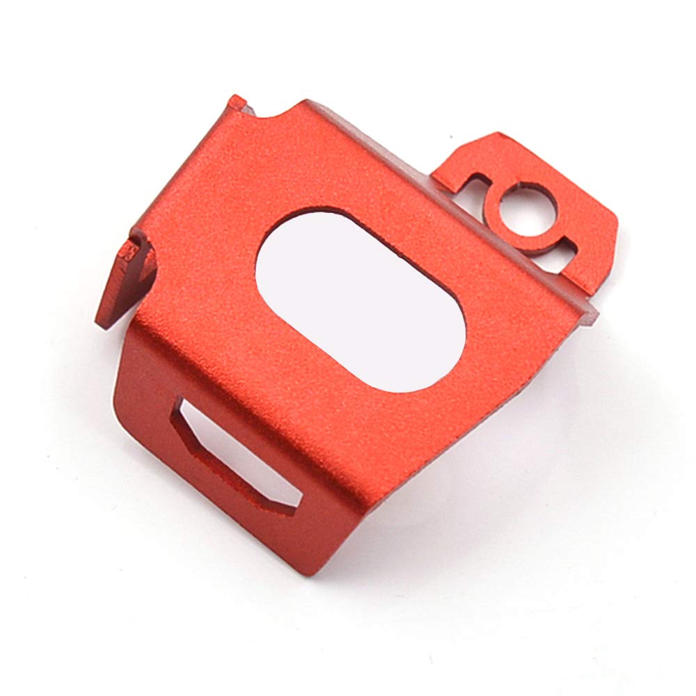 LEDISHUN Motorcycle Rear Brake Cup Cover, Cnc Aluminum Rear Brake Protector Tank Protective