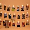 BQuel Photo Decoration Lights 3M 30 LED String Lights, 30pcs, Photo Clips, DIY Wall Decoration, Garden Lights, Jewelry Lights, Wire Lights, Indoor &