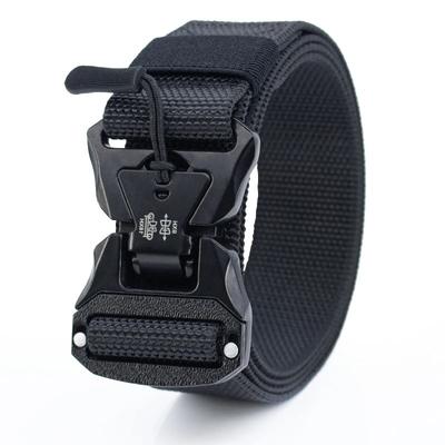 Magnetische Schnellverschluss-Schnalle Taktischer Nylon-Gürtel Werkzeuggürtel Outdoor-Trainingsgürtel Lässiger Herren-Gürtel