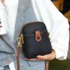 Genuine Cowhide Leather Mini Crossbody Phe Bag for Women Small Shoulder Bag with Gold Hardware Designer Luxury Messenger Bags