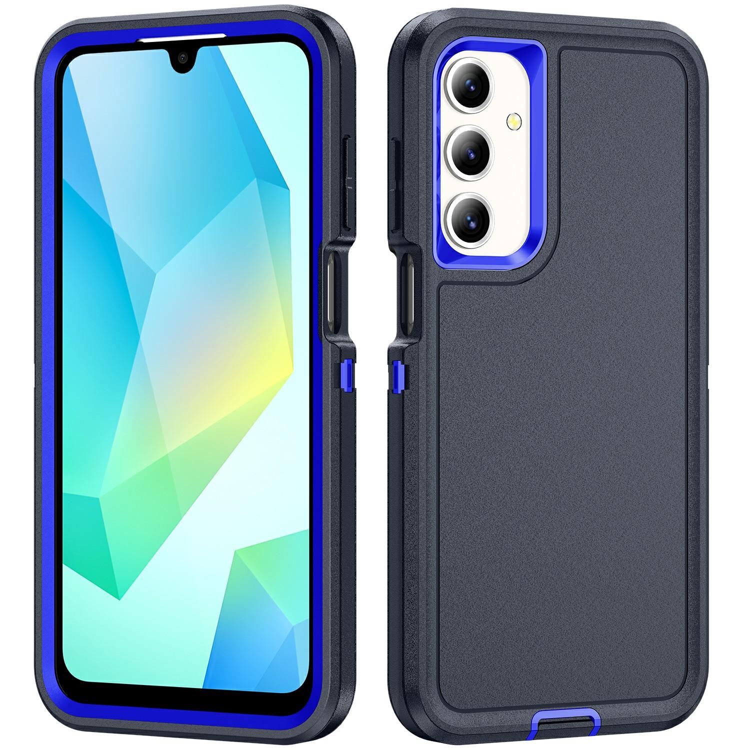 

For Samsung Galaxy A16 4G/5G Case PC+Silicone+EVA 3-in-1 Shockproof Phone Cover C