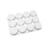 Silica Gel Mousse Cake Mold, Baker's Dessert Mousse DIY Chocolate Soap Candle Mold, 12-Cavity Cylindrical Sandwich Mold