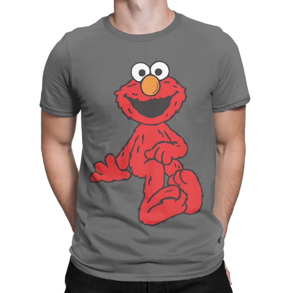 Elmos Onyx Elmo Lace Sesame Motion Street Funny Graphic 100 Cotton TShirt sSesame Street Tops Tees For Unisex