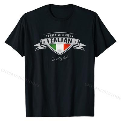 Italian Gift Shirt Funny Italy T-Shirt Prevalent Gift Tshirts Cotton Men T Shirt Customized