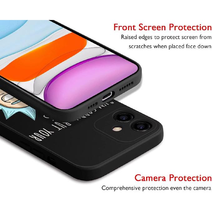 Compatible for iPhone 11 Case 6.1" Pattern Printed Soft Silicone Full Protection Cases (19-Rick-Sorry-P11)