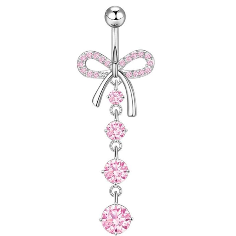 Simple Heart Navel Ring For Women Girls  Belly Button Rings Sexy Body Piercing Jewelry Exquisite Navel Ring Gifts