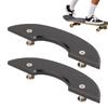 2pcs Skateboard Deck Tail Guards Protector/ Plastic Head And Tail Protection Board Longboards Deck Bottom Guard
