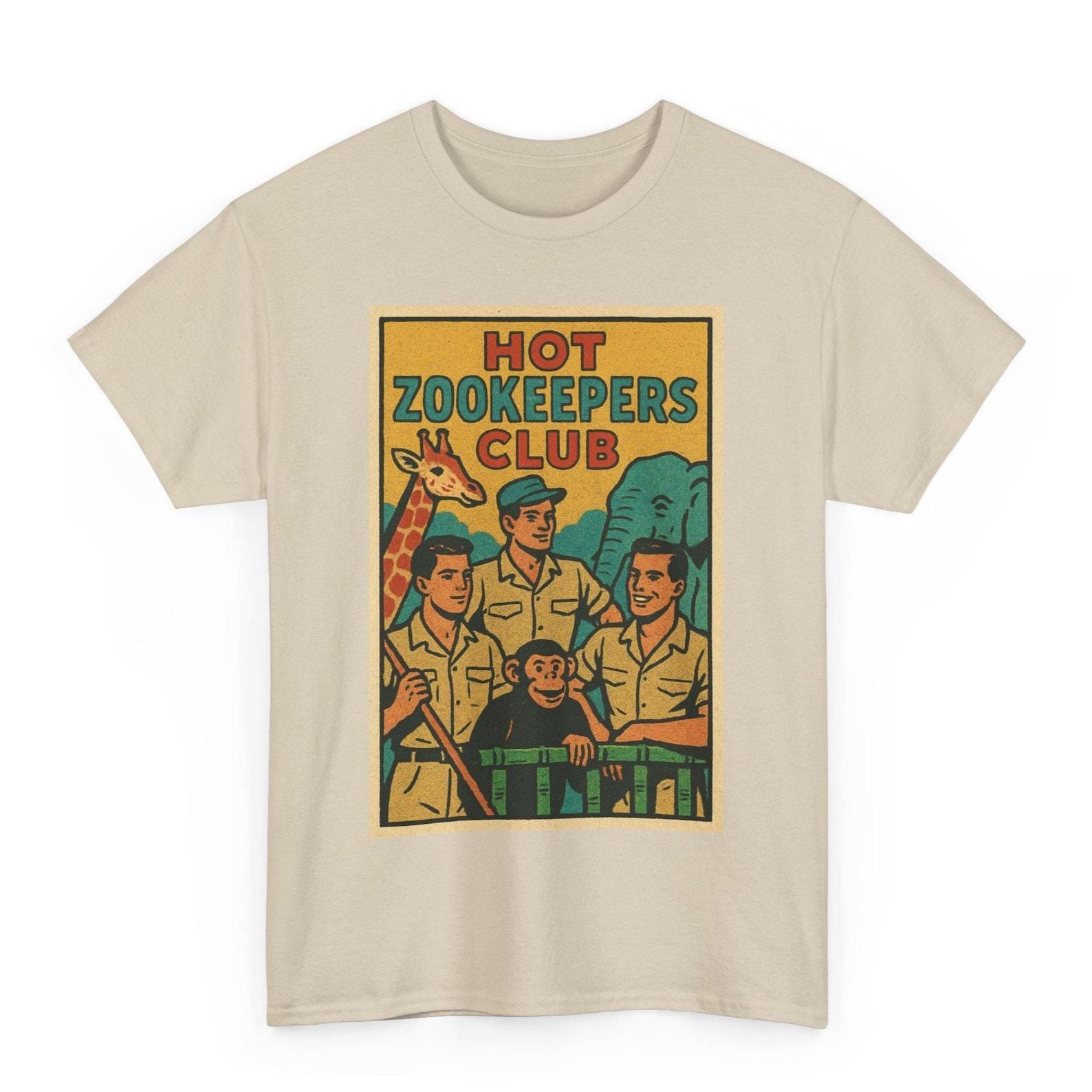 Hot Zoo Keeper Club REtro Comic T Shirt Unisex M