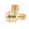 3 Port Check Valve Zinc Alloy Male Thread Connector Tool For Air Compressor