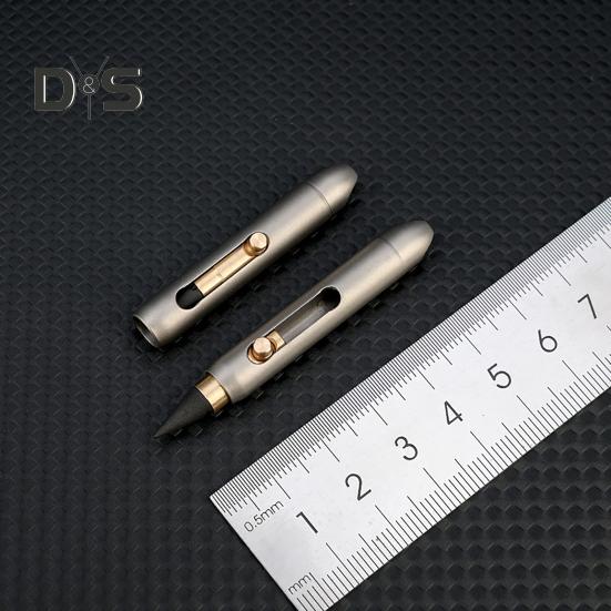 Długopis Eternal Pen Mini Titanium Alloy Ballpoint Pen Wymienny wkład EDC Gładkie pisanie Wygodny uchwyt Mini długopis