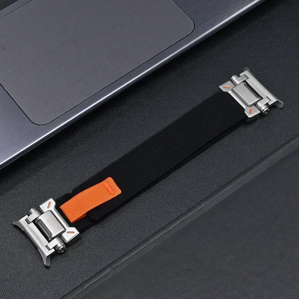 Trail Loop Nylon Band For Samsung Galaxy Watch 7 Ultra 47mm Strap Men Bracelet for SAMSUNG ULTRA 47 47MM Stainless Steel Correa