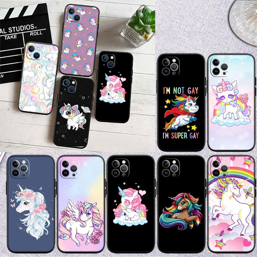 BF28 Cartoon Unicorn Case for Motorola Edge 60 60s 70 G86 G56 G54 E14 G04S G45 G54 G64 S30 S50 X30 X40 X50 Ultra Pro Power