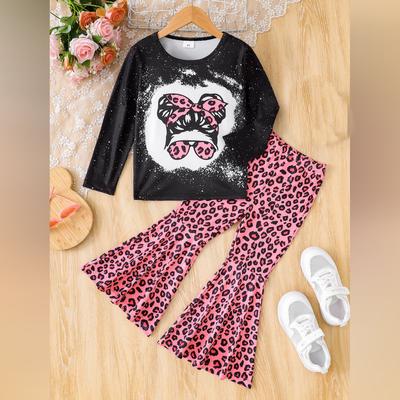 Kids' Long-Sleeve Top Set - Casual, Stylish & Versatile Children's Outfit