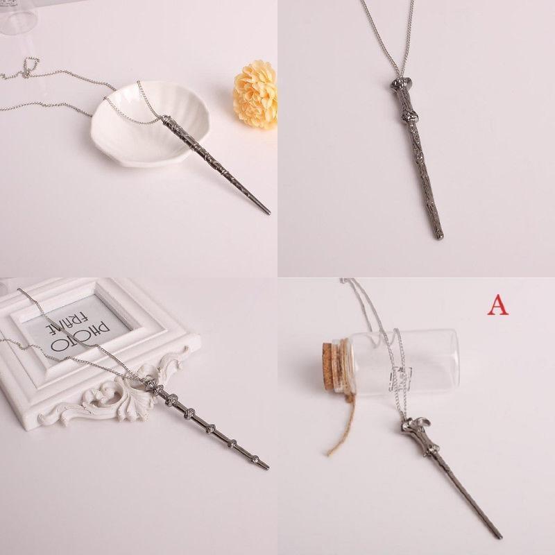 Magic Wand Pendant Necklace For Men And Women Stunning Alloy Fashion Jewelry