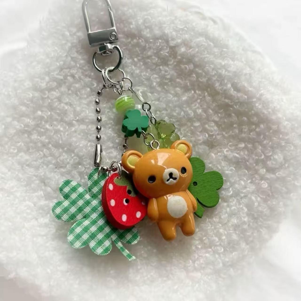 

Beachy Handmade Beaded Phone Chain & Cute Planner Charm