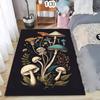 Colorful Mushroom Floral Combination Pattern Area Rug - Fresh Vitality Style Non-Slip Floor Carpet for Living Rooms Home Decor