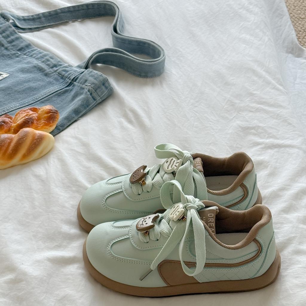 

Dexun shoes women s 2025 new spring and summer new versatile chic shoes platform niche design retro shoes 40 мятный зеленый