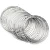 100pcs 55mm Diameter Memory Steel Wire Metal Material Spiral Jewelry Wire  DIY Jewelry Making