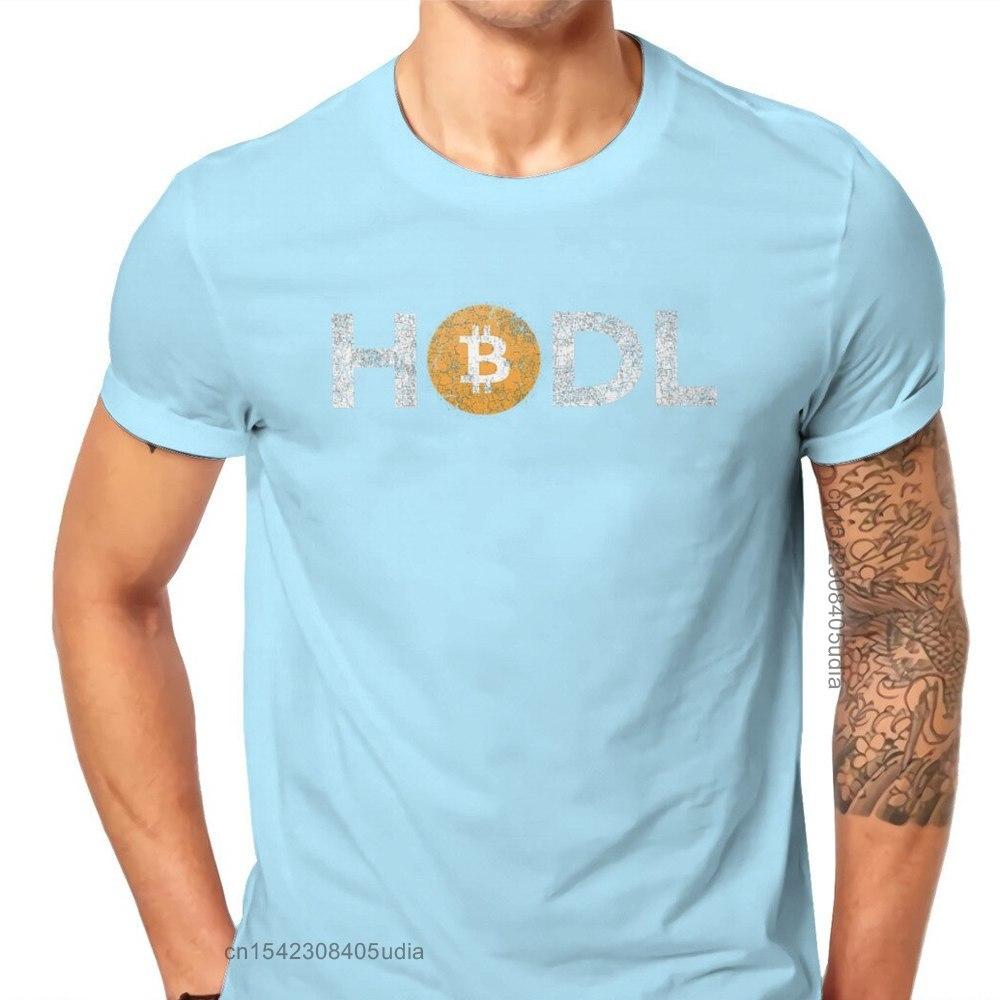 Bitcoin Cryptocurrency Meme Vintage Hodl T Shirt Vintage Goth Summer Loose Cotton Mens Camisa Streetwear Harajuku ONeck Tshirt