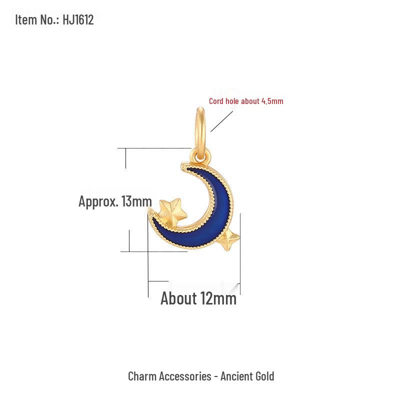 Goldener Sand Astronaut Weltraum Armband DIY Kit: Perlen, Planeten & Raumschiff-Anhänger