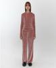 OIOI COLLECTION Cosmo Star Velvet Pants_Pink