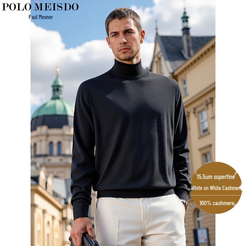 

POLOMEISDO Men s 100% Cashmere Thick Knit Sweater XL