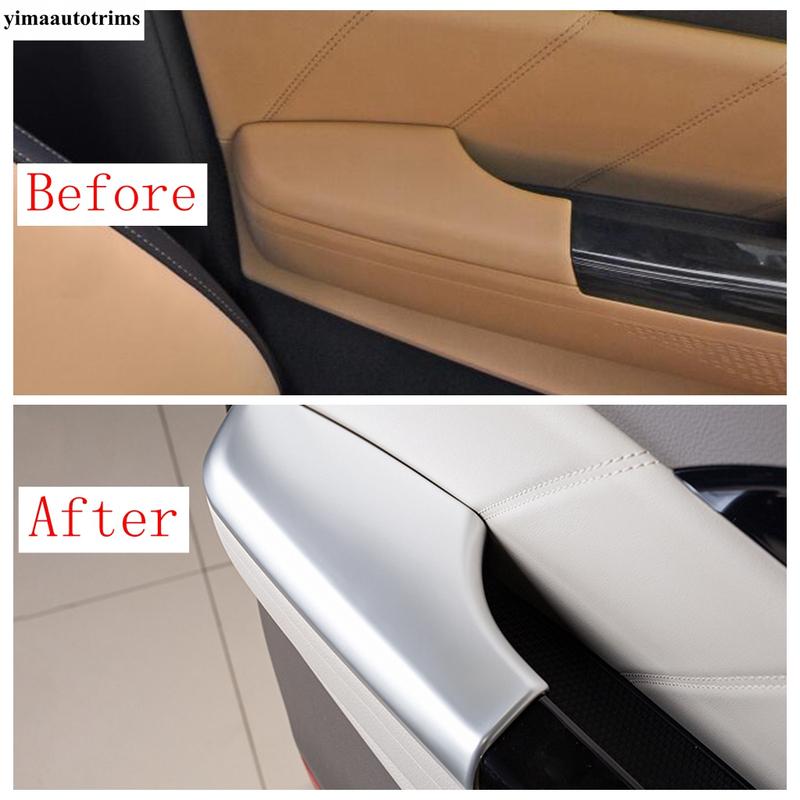 For Kia Carnival KA4  - 2024 Accessories ABS Car Inner Armrest Door Window Lift Switch Panel Decoration Cover Trim Interior
