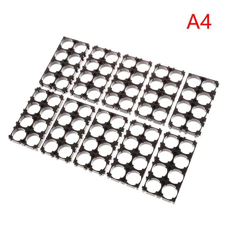 10Pcs 18650 Battery Holder Safety Anti Vibration Holder Bracket Li-ion Cell Holder Cylindrical Plastic Case