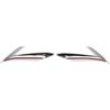 2PCS Front Fog Light Cover Trim for 2025 Honda CR-V, Chrome ABS, Polished Chromium Finish, Stylish & Scratch Resistant