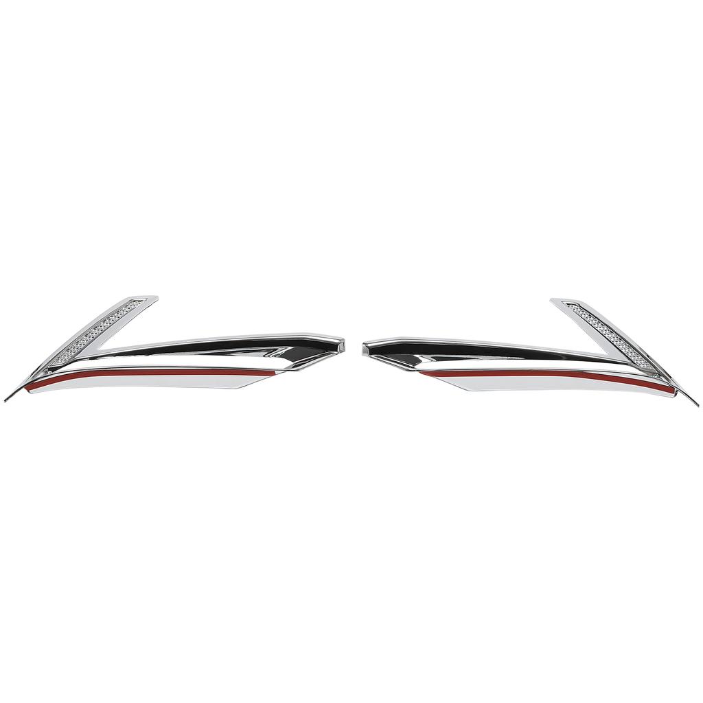 2PCS Front Fog Light Cover Trim for 2025 Honda CR-V, Chrome ABS, Polished Chromium Finish, Stylish & Scratch Resistant
