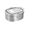 Qianxing 201 Stainless Steel Double-Layer Lunch Box Set