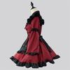 Gothic Chinese Lolita with Little Devil Motif Anime-Style Maid Dress Cosplay Performance Skirt
