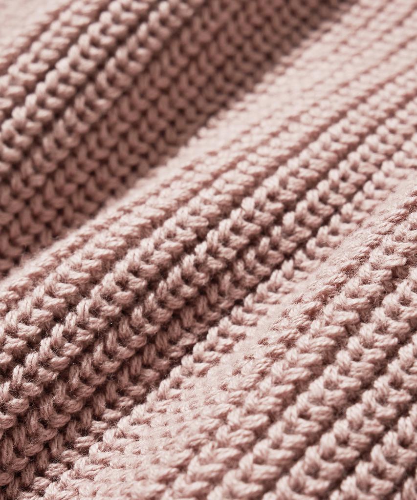 BROWNBREATH Tag Pigment Knit - Burgundy