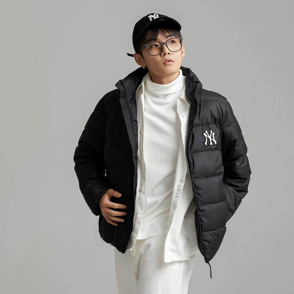 New MLB Down Jacket Cropped Unisex Black 3ADJB0726-50BKS