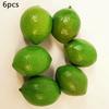 Photography Props Artificial Lemon Green Plastic Limes Simulation Fake
