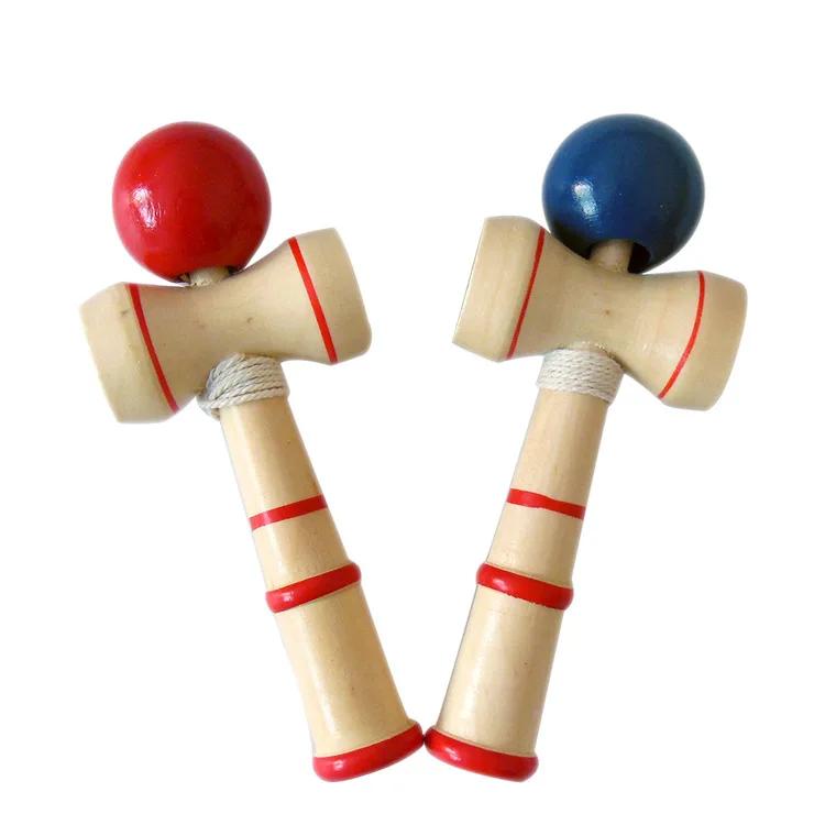 Small Wooden Toys, Classical Traditional Toys, Jade Sword Balls, Popular Japanese Indoor And Outdoor Adult Fun Balance Toys