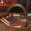 Gradient Color Retro Hand Fan Portable Dance Fan Chinese Style Bamboo Folding Fan  Gift Giving