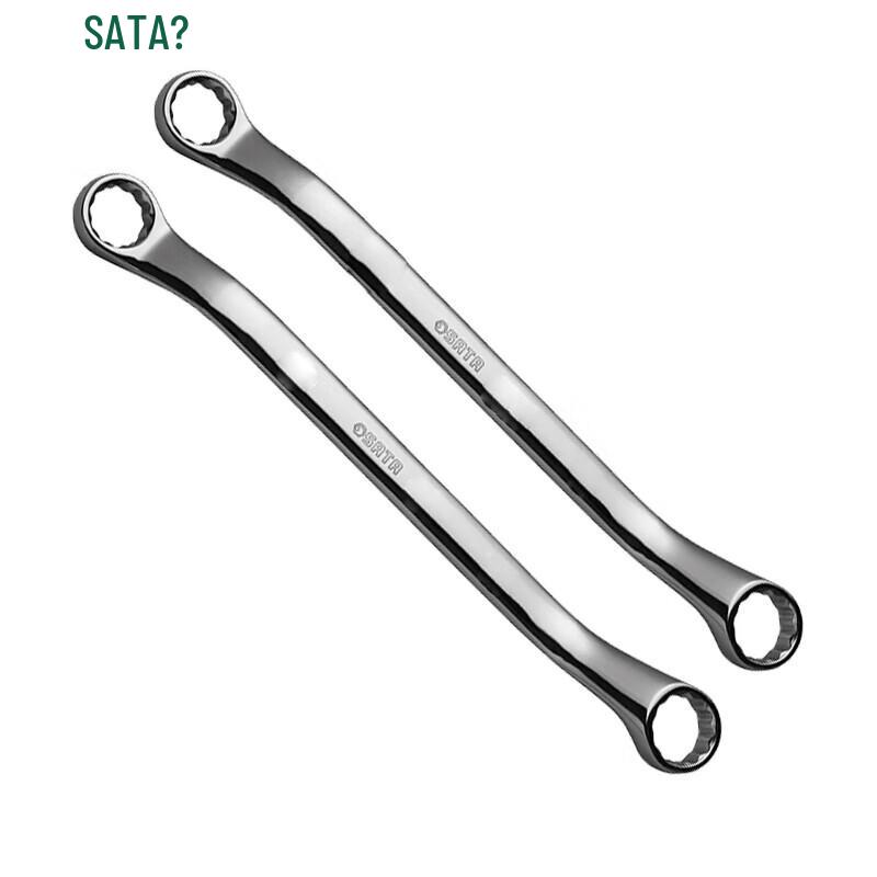 SATA Fully Polished Double Ring Wrench