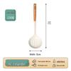 Non-stick Silicone Spatula Set with Beech Handle – High-Quality Wok and Spoon Kitchen Tools