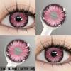 1 Pair Purple Lenses for Eyes Color Contacts Lens Anime Pink Lenses Blue Pupils for Eyes Y2K Lenses for Natur… More