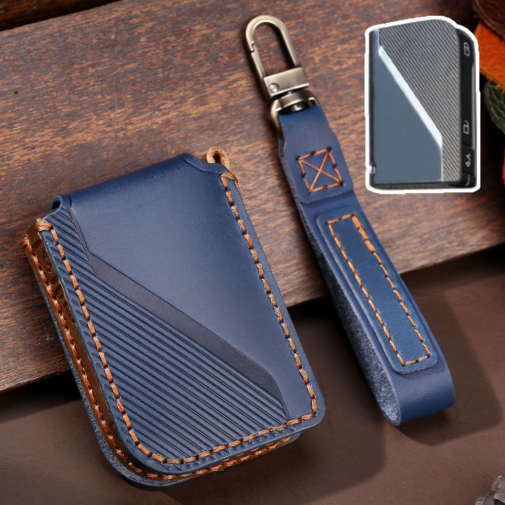 Schlüsselhülle aus Crazy-Horse-Leder ist geeignet für Lynk & Co Schlüsselhülle 030506 handgefertigte Lederautoschlüsselhülle.