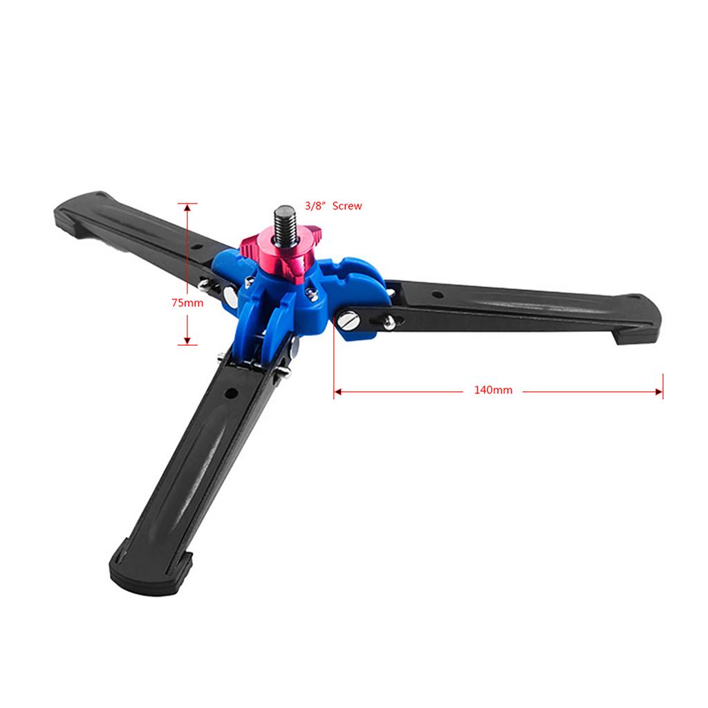 Three Leg DSLR Camera Photography Mini Tripod Monopod Unipod Base Stand Holder Support with 3 8 Screw for Tripod Fluid