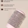 Barber Professional Round Blow Dry Brush, Professional Aluminum Tube Curly Hair  Cylinder Comb For Curly Hair Styling