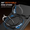 Sliding Camera Lens Cover Armor Phone Case For Xiaomi17T 17T Pro 5G Metal Ring Stand TPU Frame Plastic Shockproof Shell Fundas