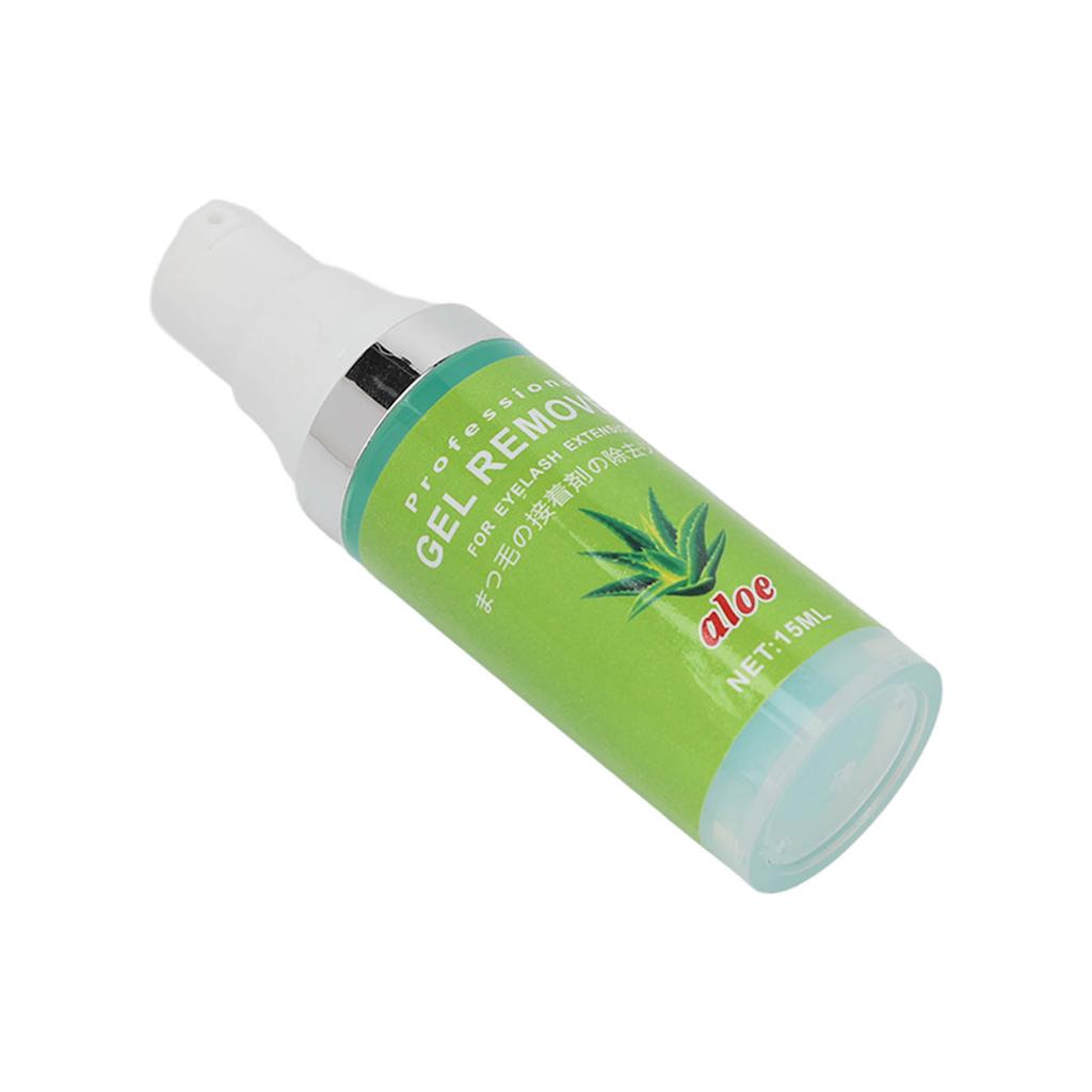Eyelash Extension Glue Remover Gel Fragrance Skin Friendly Lash Glue Remover Cream 15ml Aloe Vera