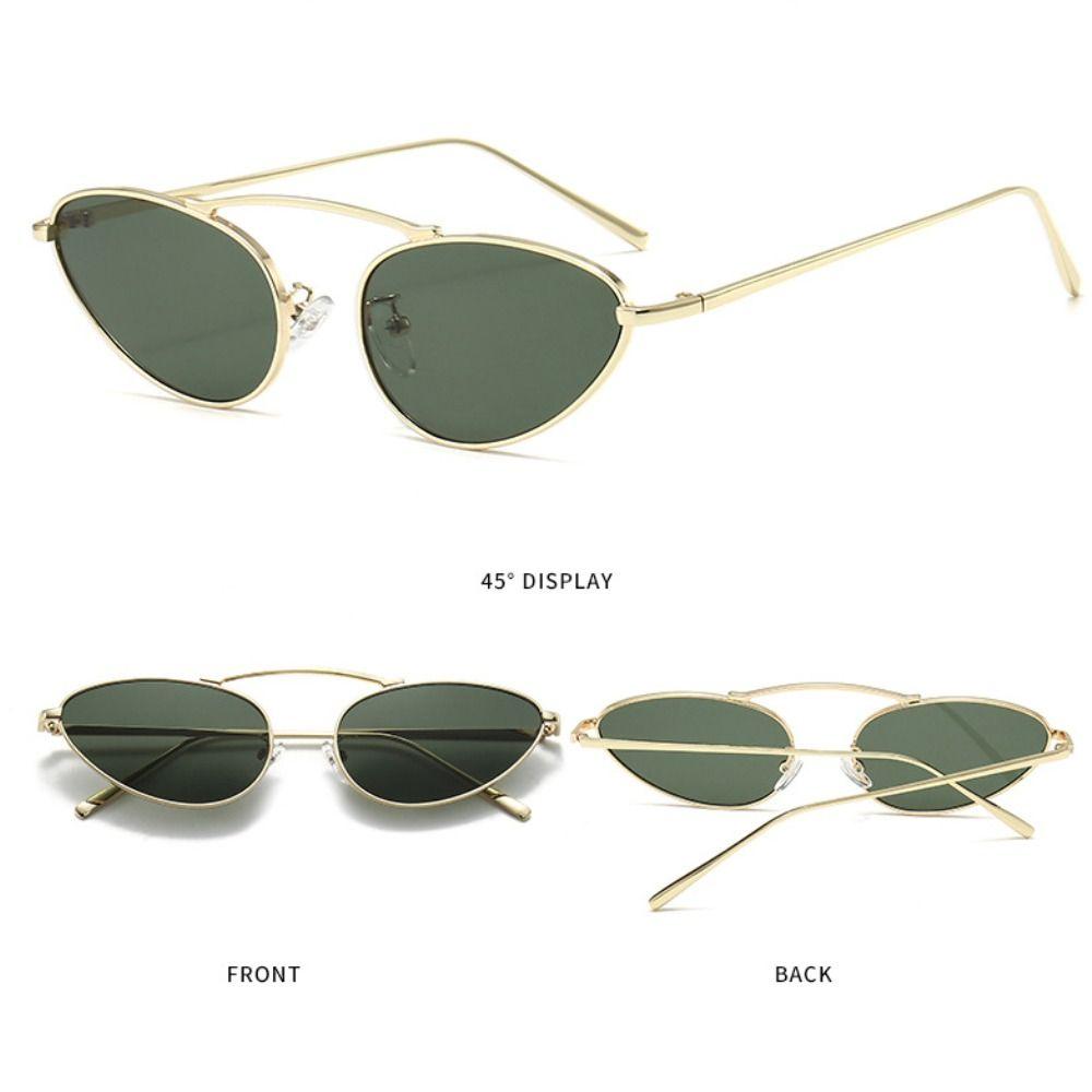 Fashion Trendy Cat Eye Sunglasses Retro Small Shades Vintage UV400 Protection 90s Glasses Beach/Travel/Streetwear