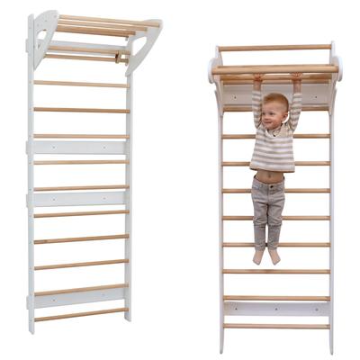 Gymnastic Ladder Light Xl - White-Wood
