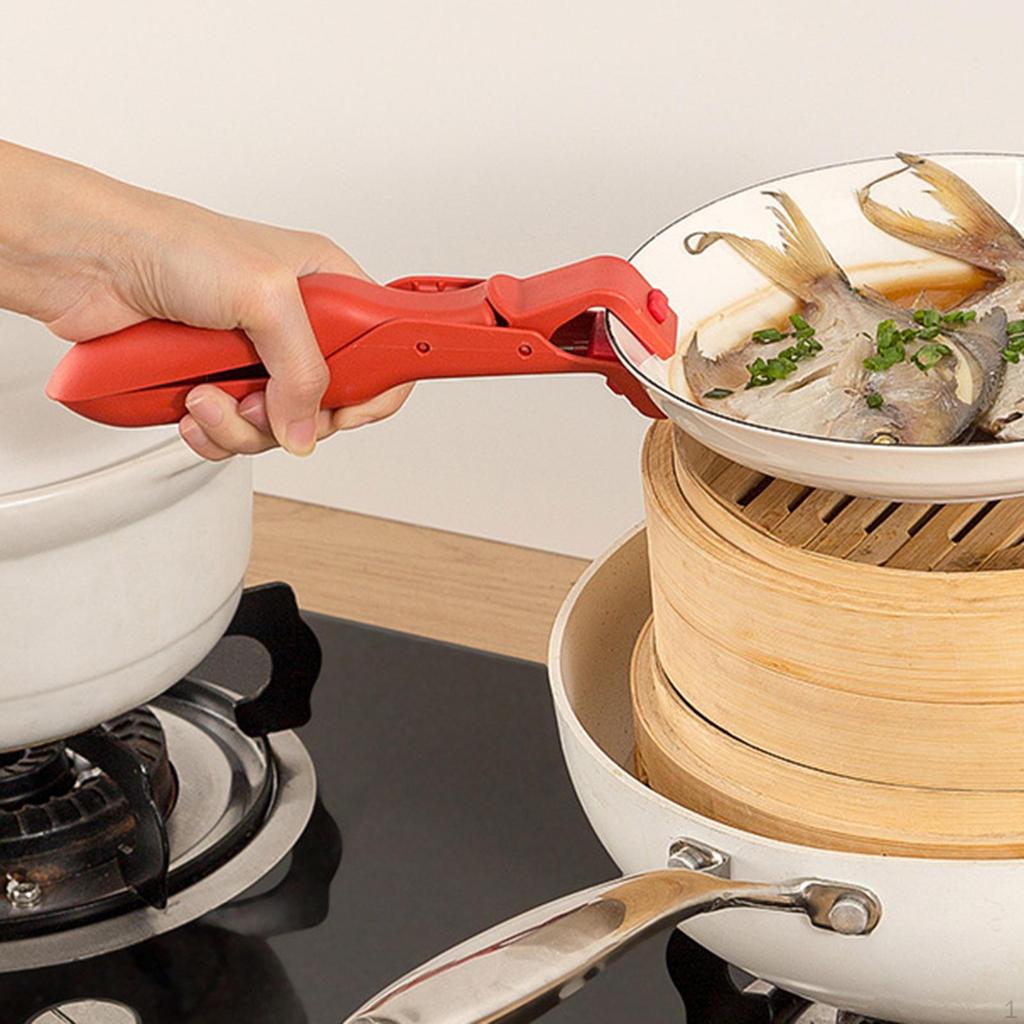 Anti Scalding Clip Bowl Dish Plate Gripper Clips,Kitchen Tool,Pot Pan Tongs for Cooking