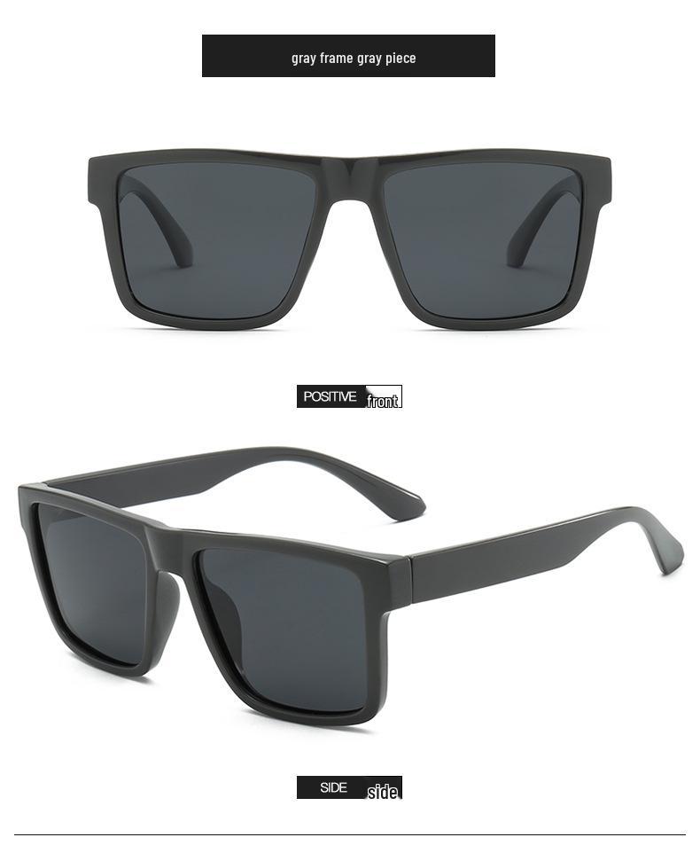 Men's Large Frame Polarized Sports Sunglasses - Ideal for Driving & Fishing (Model 9061)